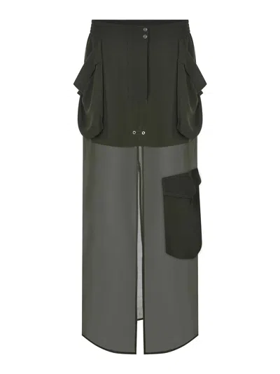 Pinko Skirt   Made Of Polyester In Multi