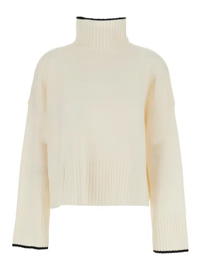 Pinko Falkland Maglia Lana Merinos In Neutral