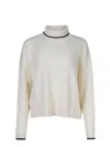 Pinko Falkland Pimped Neck Turtleneck Sweater In Multi