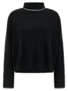 Pinko 'falkland' Turtleneck Sweater In Black