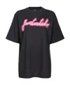Pinko Fantastiko Cotton T-shirt In Black