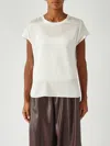 Pinko Farida Blusa Satin Blouse In White