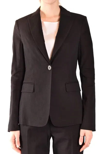 PINKO FARIDA SILK-BLEND TAILORED SHIRT WITH NOTCHED LAPEL