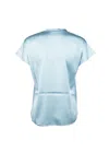 Pinko Farida Silk Blouse In Blue