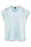 Pinko Farida Silk Blouse In Blue