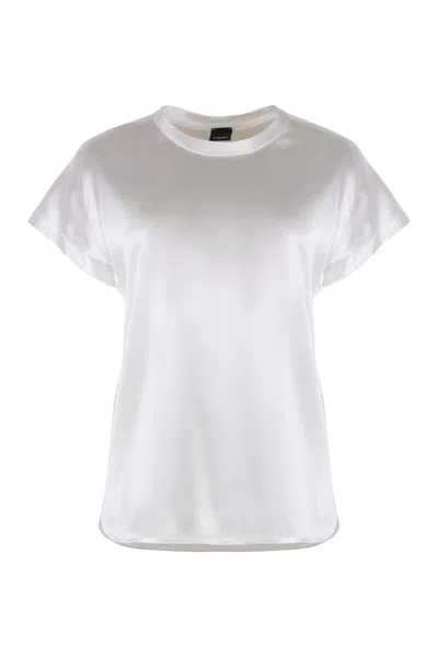 Pinko Farida Silk Blouse In White