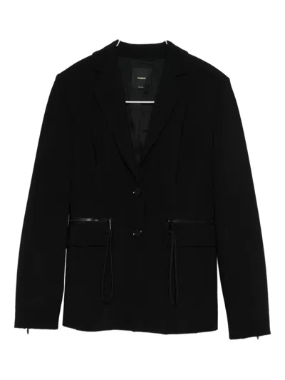 Pinko Faustina Zip-pocket Blazer In Multi