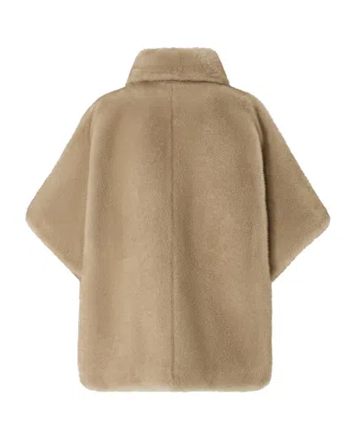 Pinko Faux Fur In Brown