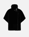 Pinko Comodino Cappa Similpelliccia In Black