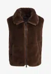 Pinko Brown Polyester Clothing Jackets In Brown