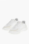 Pinko Faux Leather Glammy 04 Low Top Sneakers With Love Birds Logo In White
