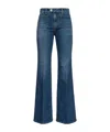 Pinko Fernanda Mid-rise Flared Jeans In Blue
