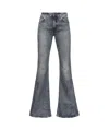 Pinko Filippa Mid-rise Flared Jeans In Gray
