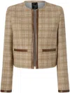 Pinko Checked Jacket