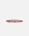 Pinko Fine Ceinture Avec Boucle Love Birds 1 Cm In Arab-antique Gold