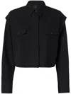 Pinko Short Shirt With Pockets In Black