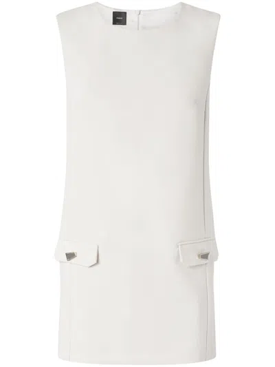 Pinko Firmo Dress In Beige Nebbia