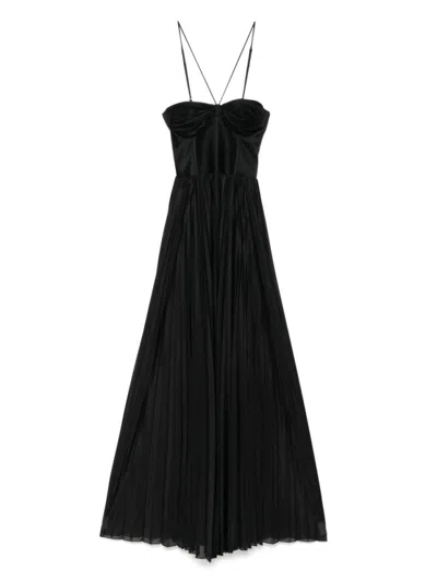 Pinko Fitted Black Dress With Sweetheart Neckline
