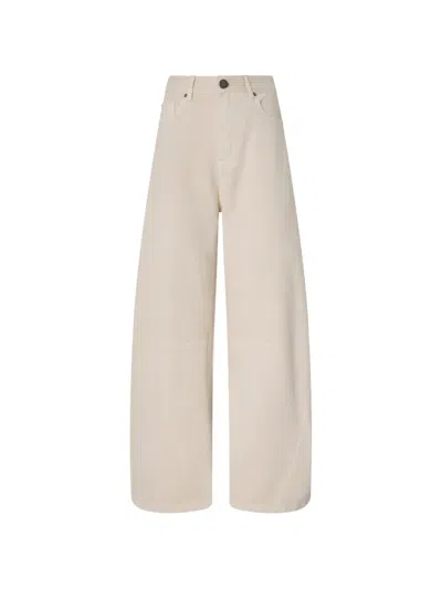 Pinko Five-pocket Jeans In Transparent
