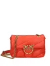 Pinko Classic Love Bag Puff Maxi Quilt In Red