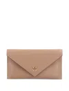Pinko Chain Strap Envelope Shape Gold-tone Hardware Clutch In Pink