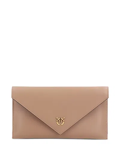 Pinko Flap Clutch In Pink