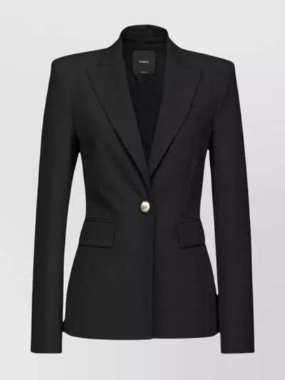 PINKO FLAP POCKETS LAPELS JACKET FOR