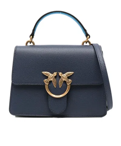Pinko Flap Shoulder Bag In Black