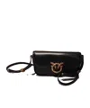 Pinko Flap Shoulder Bag In Black