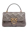 Pinko Flap Shoulder Bag In Gray