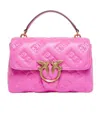 Pinko Flap Shoulder Bag In Pink