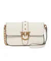 Pinko Flap Shoulder Bag In White
