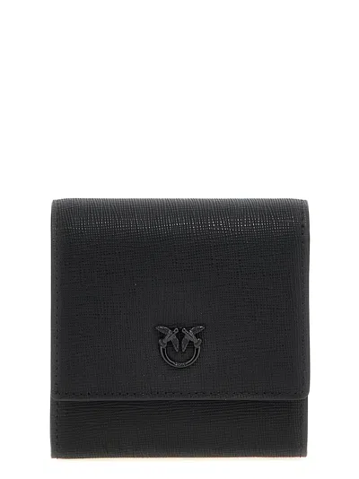 Pinko Flap Wallets And Card Holders In Black