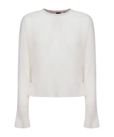 Pinko Flared-cuffs Jumper In White