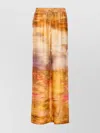Pinko Pantalon Imprimé Ample Et Léger