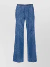 Pinko Flared High Waist Trousers With Side Pockets