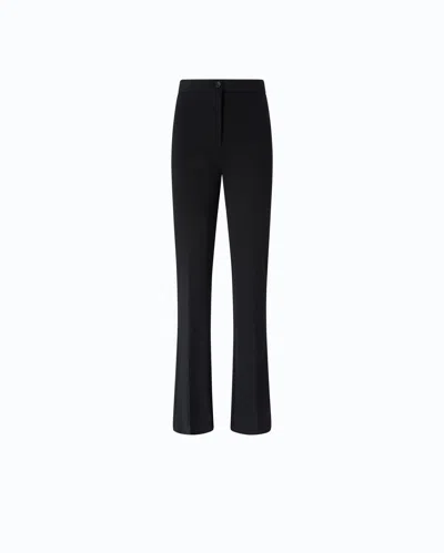 Pinko - Flared Ponte-knit Trousers - 36 In Black