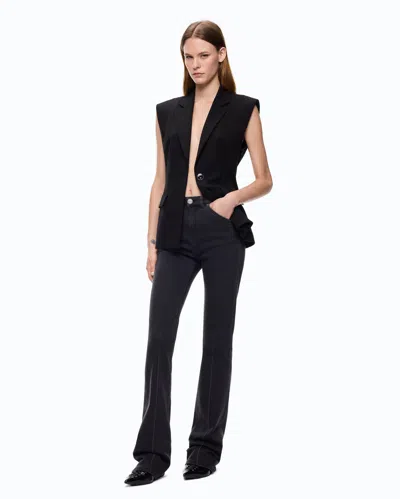 Pinko - Flared Stretch Denim Jeans - 24 In Blue