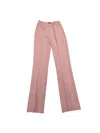 Pinko Flared Tailored Cady Trousers In Rosa Zefiro