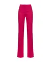 Pinko Flared Tailored Trousers In Red