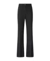 Pinko Flared Tailored Trousers In Black