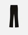 Pinko High-waisted Trousers In Noir Limousine