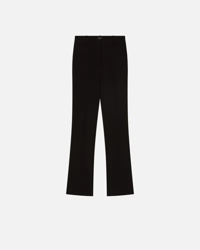 PINKO FLARED TROUSERS IN TECHNICAL CADY