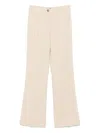 Pinko Flared Trousers With Front Button
