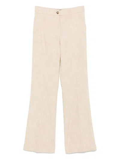 Pinko Flared Trousers With Front Button