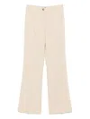 Pinko Flared Trousers With Front Button