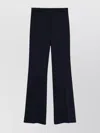 Pinko Flared Trousers With Pockets And Loops In Black