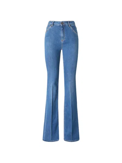 Pinko Flared-leg Jeans In Blue