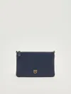 Pinko Classic Flat `love` Bag `simply` In Blue