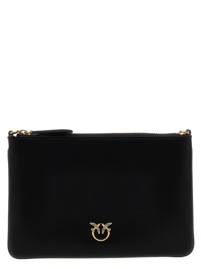 Pinko 'flat Classic' Crossbody Bag In Black